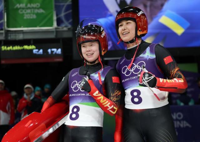 九游体育官网登录-书写新纪录 中国女子双人雪橇收获第八名